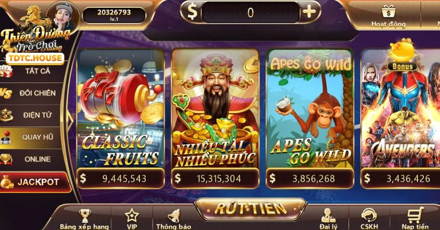 Trò chơi Nổ hũ tại 32win32